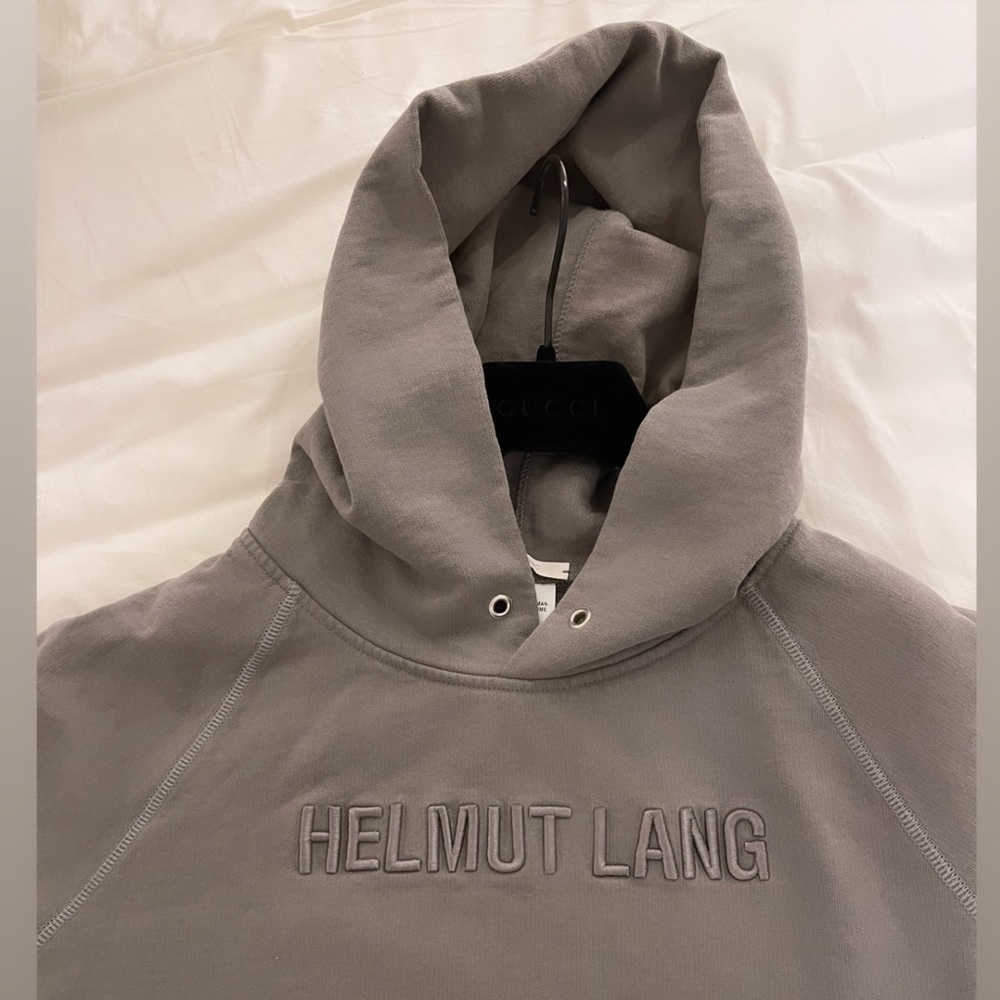 Helmet Lang grey hoodie